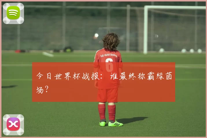 今日世界杯战报:谁最终称霸绿茵场?