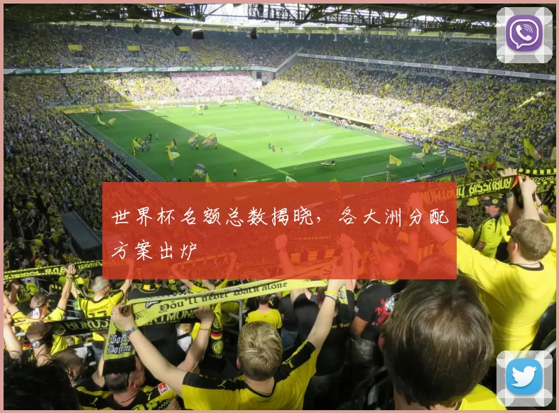 世界杯名额总数揭晓，各大洲分配方案出炉