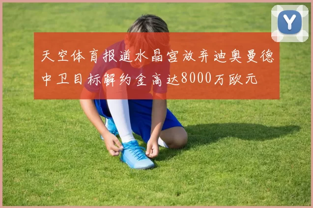 天空体育报道水晶宫放弃迪奥曼德中卫目标解约金高达8000万欧元