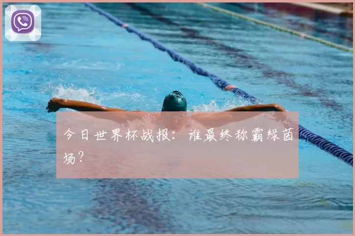 今日世界杯战报：谁最终称霸绿茵场？