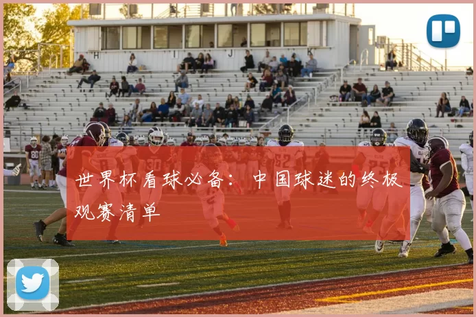 世界杯看球必备：中国球迷的终极观赛清单