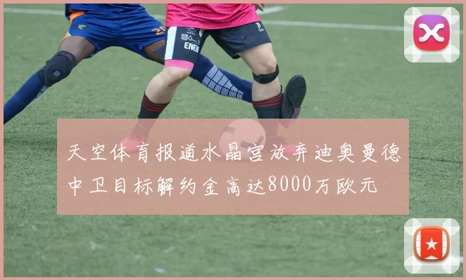 天空体育报道水晶宫放弃迪奥曼德中卫目标解约金高达8000万欧元